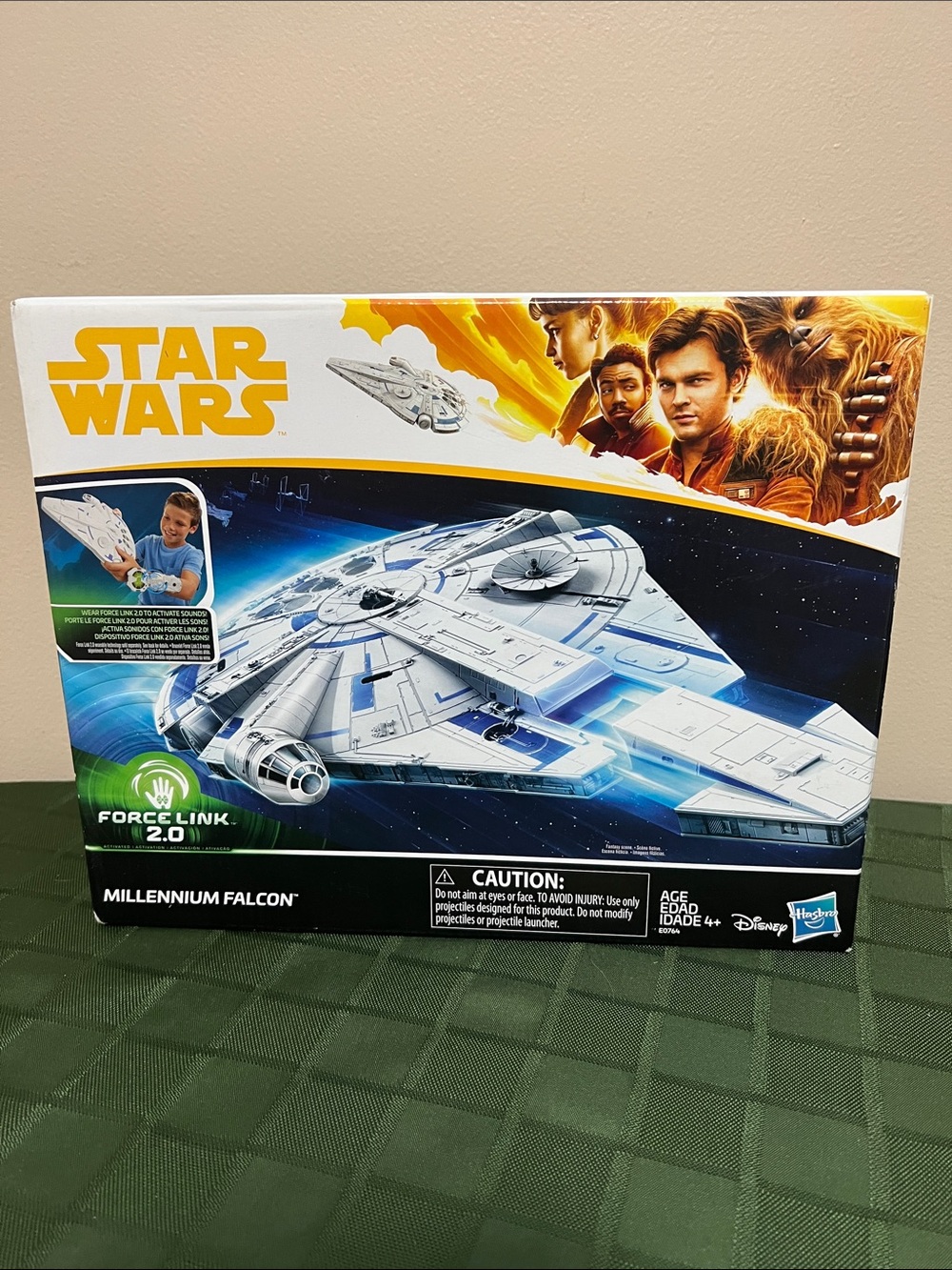 NIB Star Wars Millennium Falcon Toy - White and Gray Space Ship